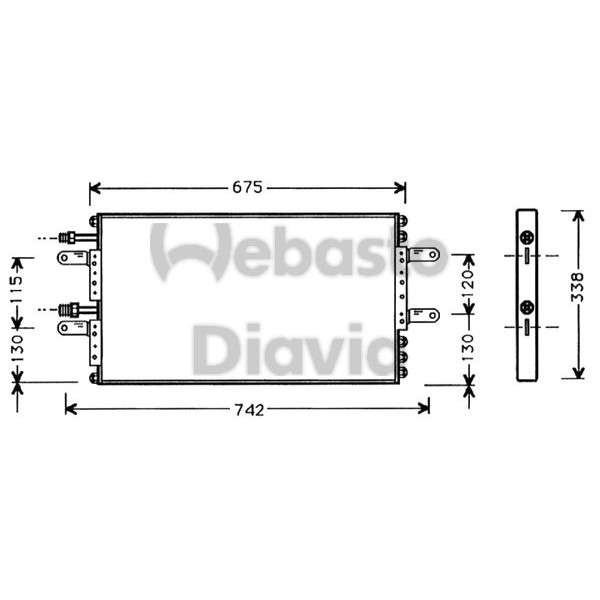 Слика на Ладник за клима WEBASTO 82D0225361A