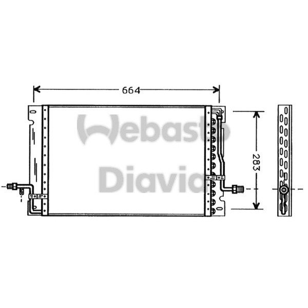 Слика на Ладник за клима WEBASTO 82D0225395A