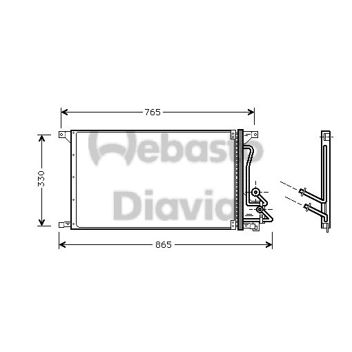 Слика на Ладник за клима WEBASTO 82D0225506A