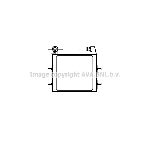 Слика на ладник за масло, автоматски менувач AVA QUALITY COOLING PE3123 за Peugeot 605 Saloon 2.0 - 107 коњи бензин