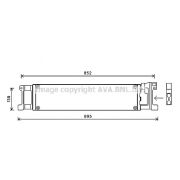 Слика 1 на ладник за масло, автоматски менувач AVA QUALITY COOLING VN3307