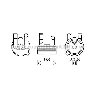 Слика на ладник за масло, автоматски менувач AVA QUALITY COOLING VN3396 за VW Polo 4 Sedan (9n) 1.4 - 75 коњи бензин