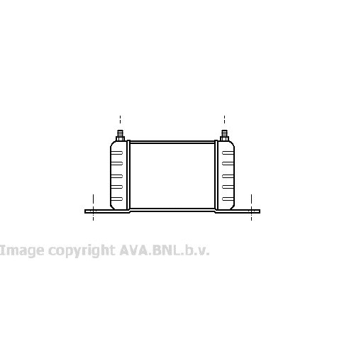 Слика на ладник за масло, автоматски менувач AVA QUALITY COOLING VO3068 за Volvo 940 Saloon (944) 2.0 - 139 коњи бензин