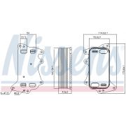 Слика 1 на Ладник за масло, автоматски менувач NISSENS 90903