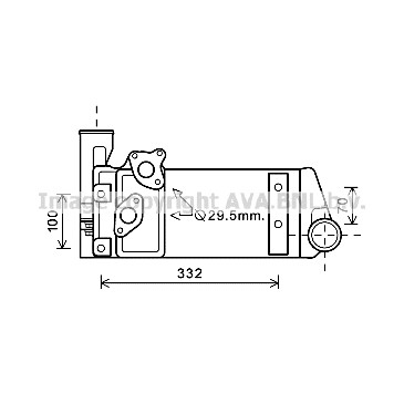 Слика на ладник за масло, ретардер AVA QUALITY COOLING MN3083