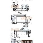 Слика 1 на ладник за масло, ретардер BEHR HELLA SERVICE PREMIUM LINE 8MO 376 765-501