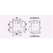 Слика 1 $на Ладник за масло AVA QUALITY COOLING FD3625