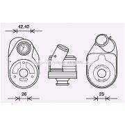 Слика 1 на Ладник за масло AVA QUALITY COOLING FT3610
