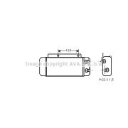 Слика 1 на Ладник за масло AVA QUALITY COOLING MS3114