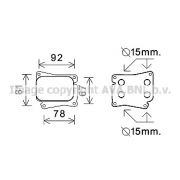 Слика 1 на Ладник за масло AVA QUALITY COOLING MS3559