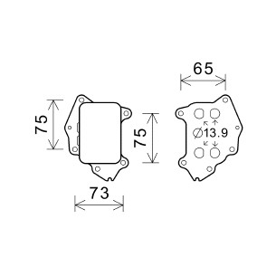 Слика на Ладник за масло AVA QUALITY COOLING PE3396 за Ford Fiesta 5 (jh,jd) 1.6 TDCi - 90 коњи дизел