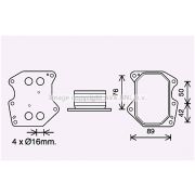 Слика 1 $на Ладник за масло AVA QUALITY COOLING PE3400