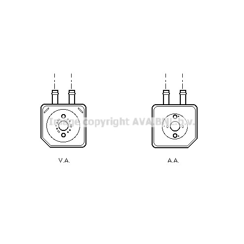 Слика на Ладник за масло AVA QUALITY COOLING VN3086 за VW Jetta 4 Estate (1J6) 1.9 TDI - 110 коњи дизел