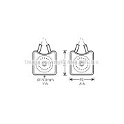 Слика 1 на Ладник за масло AVA QUALITY COOLING VN3215