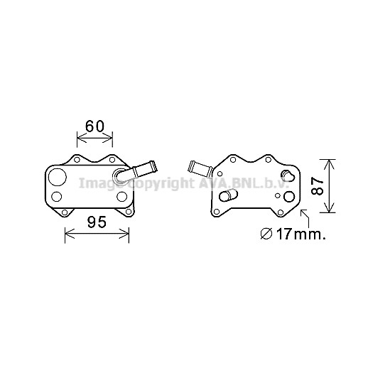 Слика на Ладник за масло AVA QUALITY COOLING VN3329