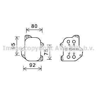 Слика на Ладник за масло AVA QUALITY COOLING VN3393