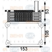 Слика 1 на Ладник за масло HELLA 8MO 376 797-171