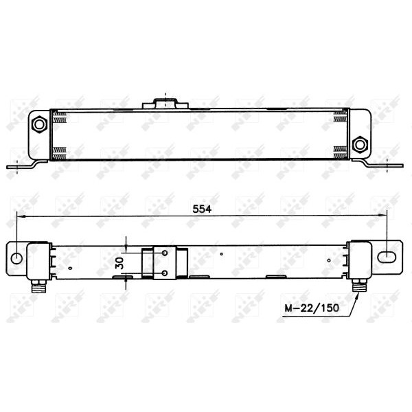 Слика на Ладник за масло NRF 31043 за Mercedes T1 BOX (602) 308 D 2.3 - 79 коњи дизел