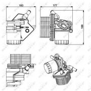 Слика 1 на Ладник за масло NRF 31238