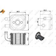 Слика 1 на Ладник за масло NRF EASY FIT 31170