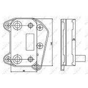 Слика 1 на Ладник за масло NRF EASY FIT 31183