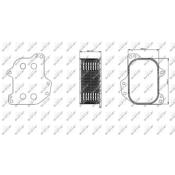 Слика на Ладник за масло NRF EASY FIT 31267