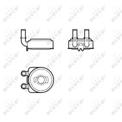 Слика на Ладник за масло NRF EASY FIT 31739 за Citroen Jumpy U6U 1.9 D 70 - 69 коњи дизел