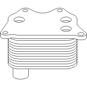 Слика на Ладник за масло TOPRAN 113 787 за VW Vento 3 Sedan (1K2) 2.0 TFSI - 200 коњи бензин