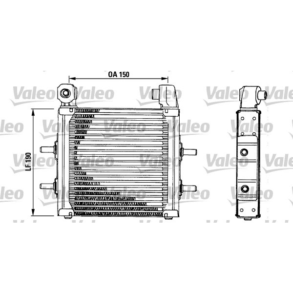 Слика на Ладник за масло VALEO 816750 за Peugeot 605 Saloon 3.0 - 167 коњи бензин