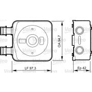 Слика 1 на Ладник за масло VALEO 818889