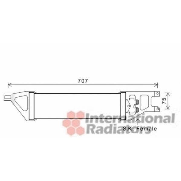 Слика на Ладник за масло VAN WEZEL 30003539 за Mercedes B-Class (w245) B 200 TURBO (245.234) - 193 коњи бензин