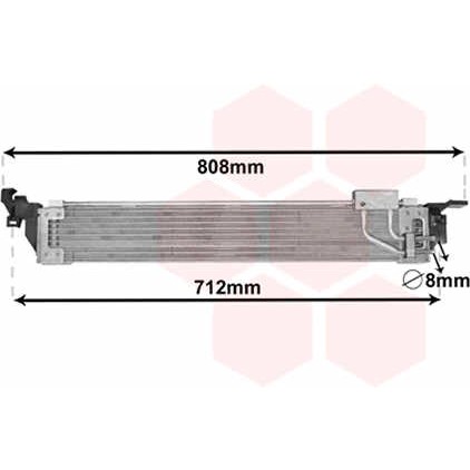 Слика на Ладник за масло VAN WEZEL 43003568 за Renault Megane 3 Hatchback 2.0 CVT (BZ0G, BZ1P) - 140 коњи бензин