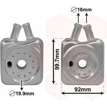 Слика на Ладник за масло VAN WEZEL 58003215 за VW Beetle (9C1,1C1) 1.8 T - 150 коњи бензин