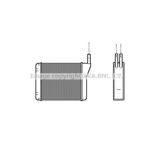 Слика на Ладник за парно AVA QUALITY COOLING AL6046 за Alfa Romeo 33 (905A) Sportwagon 1.7 i.e. 4x4 - 105 коњи бензин