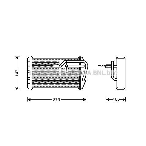 Слика на Ладник за парно AVA QUALITY COOLING AU6104 за Rover 600 (RH) 620 i - 115 коњи бензин