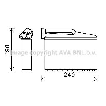 Слика на Ладник за парно AVA QUALITY COOLING BWA6541