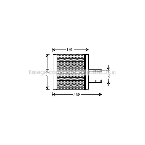 Слика на Ладник за парно AVA QUALITY COOLING CTA6042 за CHEVROLET KALOS Hatchback 1.4 16V - 94 коњи бензин