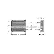 Слика 1 на Ладник за парно AVA QUALITY COOLING DN6225