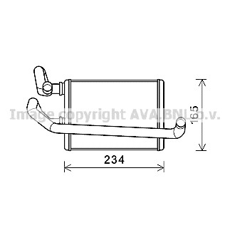 Слика на Ладник за парно AVA QUALITY COOLING DN6423 за Infiniti G Coupe 37 - 320 коњи бензин