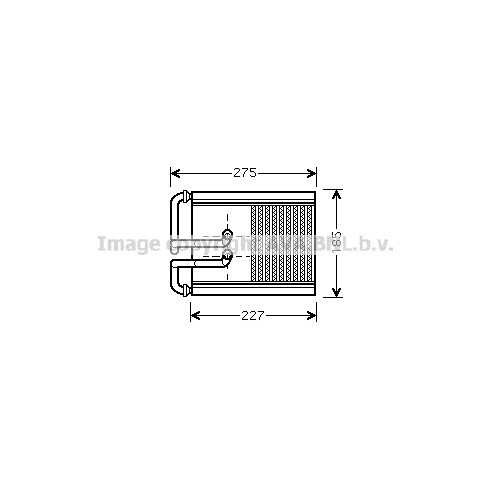 Слика на Ладник за парно AVA QUALITY COOLING HY6168 за Hyundai Tucson (JM) 2.7 на всичките колела - 175 коњи бензин