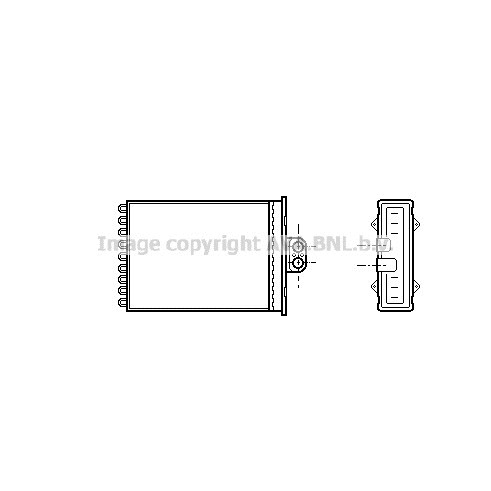 Слика на Ладник за парно AVA QUALITY COOLING OL6217 за Opel Vectra B 2.2 DTI 16V - 120 коњи дизел