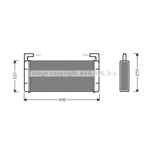 Слика на Ладник за парно AVA QUALITY COOLING REA6015 за камион Renault Magnum AE 380.18 - 380 коњи дизел