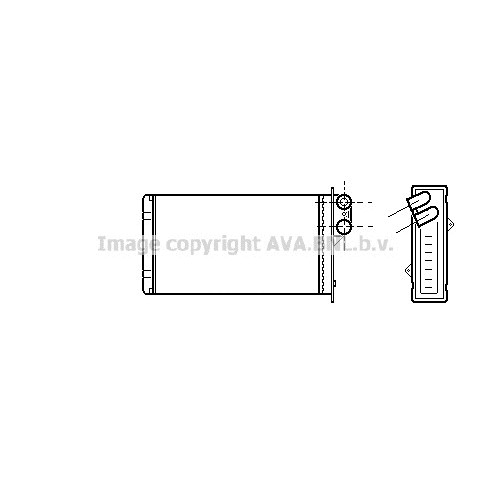 Слика на Ладник за парно AVA QUALITY COOLING RT6161 за Renault Safrane (B54) 2.5 dT (B548) - 113 коњи дизел