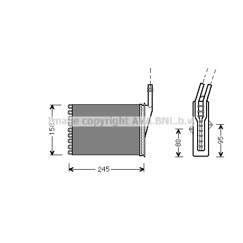 Слика на Ладник за парно AVA QUALITY COOLING RTA6249 за Renault Avantime (DE0) 2.2 dCi (DE01) - 150 коњи дизел