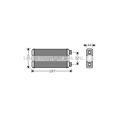 Слика на Ладник за парно AVA QUALITY COOLING RTA6457 за Renault Master 2 Box (FD) 3.0 dCi 160 - 156 коњи дизел