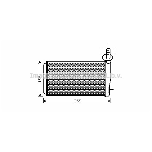 Слика на Ладник за парно AVA QUALITY COOLING VN6259 за VW Transporter T4 Box 2.4 D - 78 коњи дизел