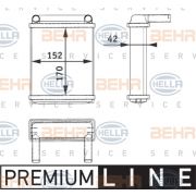 Слика 1 на Ладник за парно BEHR HELLA SERVICE PREMIUM LINE 8FH 351 312-521