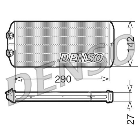 Слика на Ладник за парно DENSO DRR07005 за Citroen C4 Picasso UD 1.8 i 16V - 125 коњи бензин