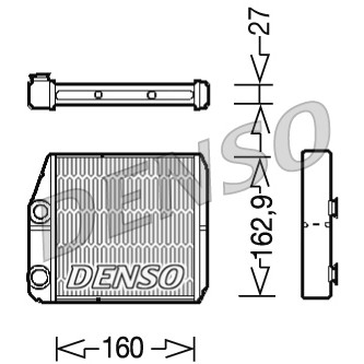 Слика на Ладник за парно DENSO DRR09035