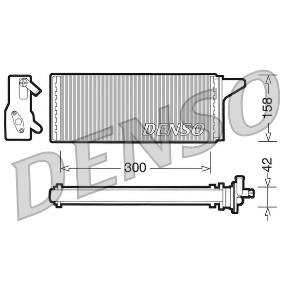 Слика на Ладник за парно DENSO DRR12001